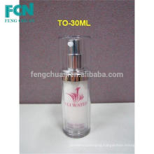 Luxury cosmetic packaging 30ml airless bottle fancy plastic bottles cream container